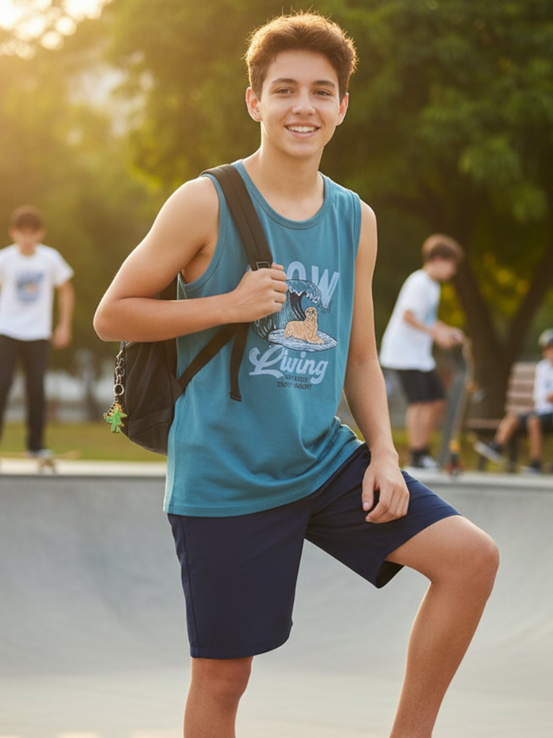 conjunto de tricô masculino