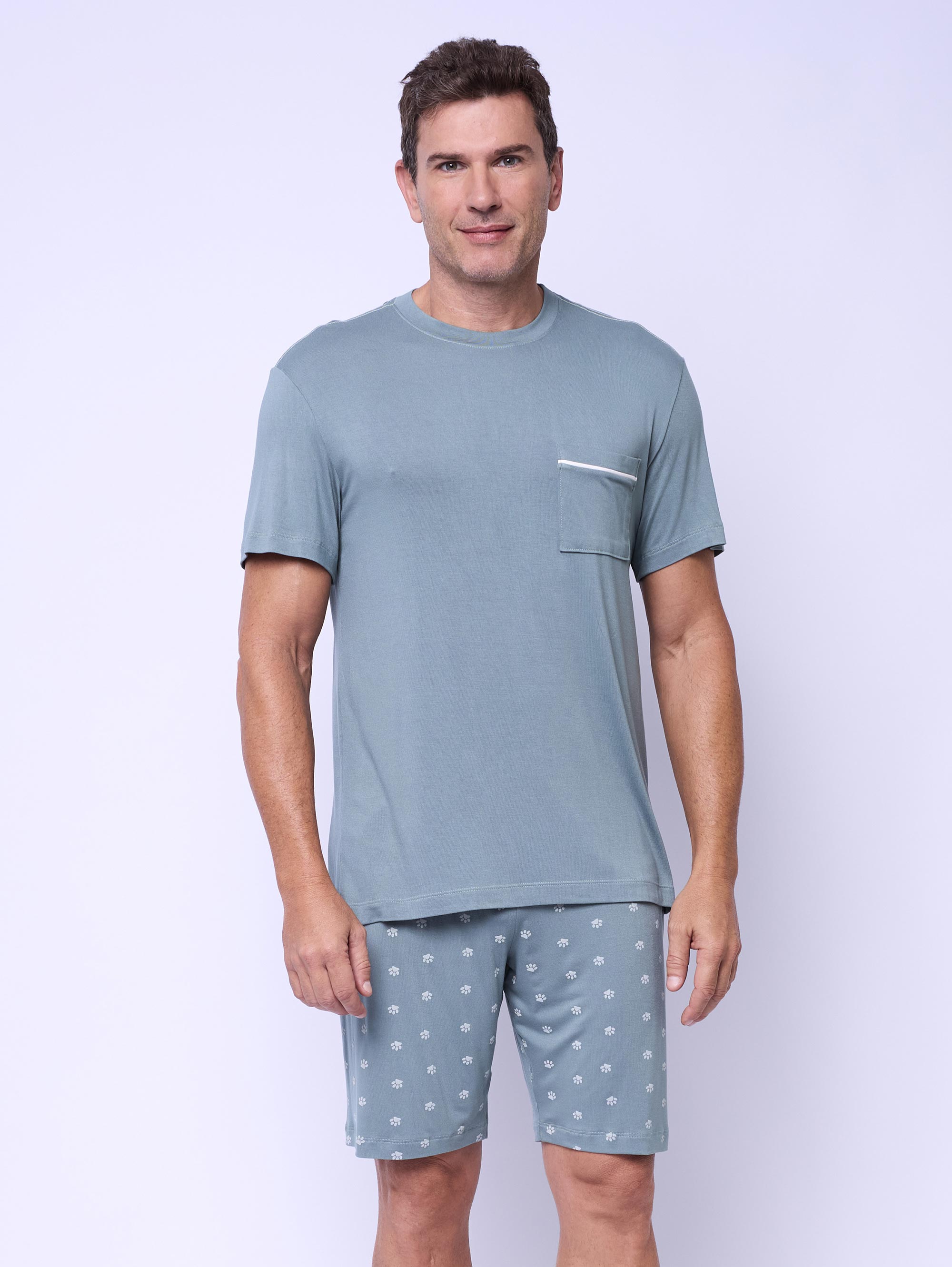 conjunto de pijama masculino
