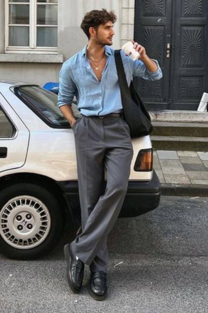 calça masculina para barriga grande