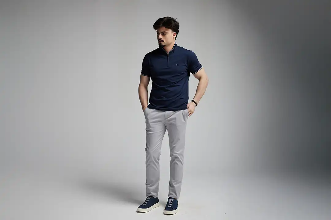 traje de trabalho sem gravata